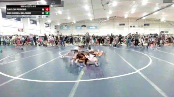 80 lbs Quarterfinal - Baylor Perkins, PA vs Ben Diesel Belcher, KY