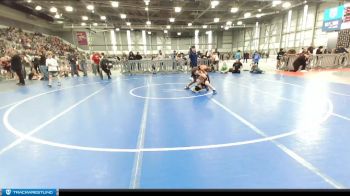 110 lbs Cons. Round 2 - Trexton Harned, Idaho vs Clayton Montclair, Big Game Wrestling Club MT