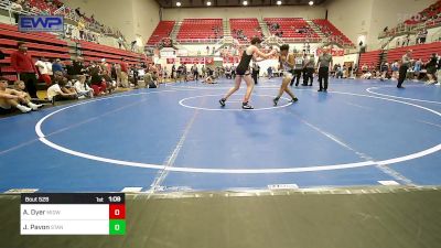 126 lbs Rr Rnd 2 - Ayden Dyer, Midwest City Bombers Youth Wrestling Club vs Jacob Pavon, Standfast OKC