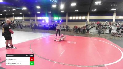 66 lbs Round Of 16 - Owais Khan, Threshold WC vs Joshua Gustafson, NM Outlawz