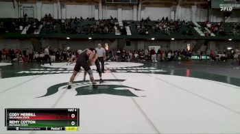 197 lbs Semifinal - Remy Cotton, Michigan State vs Cody Merrill, Oklahoma State