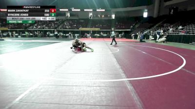 141 lbs Consi Of 32 #1 - Mark Zavatkay, Springfield Tech vs Syncere Jones, Florida A&M