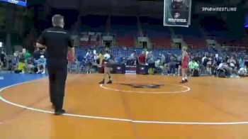 88 lbs Consi Of 16 #2 - Dallas Canoyer, Iowa vs Braxton Nielson, Utah