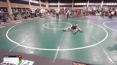 90 lbs Quarterfinal - Mercer Hamilton, Mat Demon WC vs Manuel Navarro, Central Coast Most Wanted