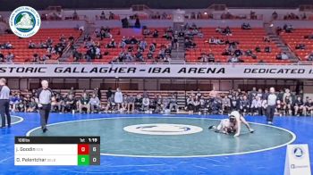 106 lbs Semifinal - Jake Goodin, Edmond North vs Dylan Palentchar, Delbarton High School