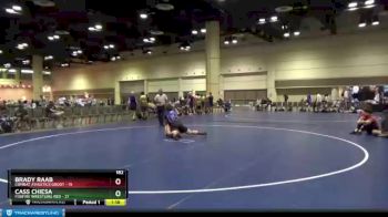 182 lbs Round 7 (10 Team) - Cass Chiesa, Foxfire Wrestling Red vs Brady Raab, Combat Athletics Groot