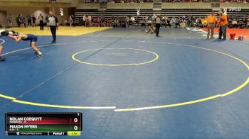 95 lbs Placement (4 Team) - Mason Myers, K-M vs Nolan Coequyt, Minneota