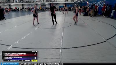 138 lbs Cons. Semi - Brooke Schuenemann, Wisconsin Stevens Point vs Emma Gruenhagen, Unattached