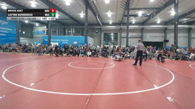 145 lbs Semifinal - Bryce Ault, Hanover vs Layten Bowersox, Milroy