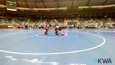 Quarterfinal - Daegen Gwinn, Pawhuska Elks Takedown vs Zaiden Jones, Roland Youth League Wrestling