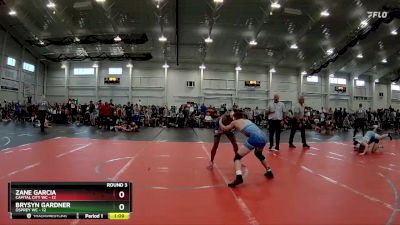 126 lbs Round 3 (4 Team) - Brysyn Gardner, Osprey WC vs Zane Garcia, Capital City WC