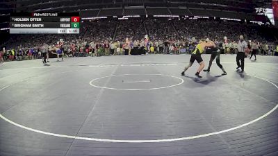 D2-215 lbs Champ. Round 1 - Holden Otter, Airport HS (Carleton) vs Brigham Smith, Freeland HS