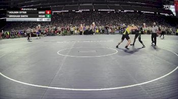 D2-215 lbs Champ. Round 1 - Holden Otter, Airport HS (Carleton) vs Brigham Smith, Freeland HS
