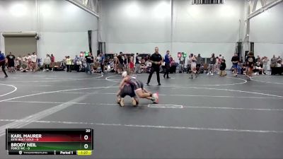 98 lbs Round 6 (8 Team) - Karl Maurer, Este Built Gold vs Brody Neil, Force WC