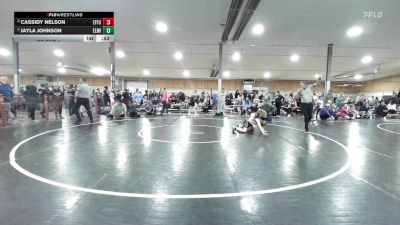 93 lbs Rr Rnd 1 - Cassidy Nelson, Effort vs Jayla Johnson, Elmira