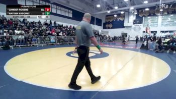 126 lbs Cons. Round 2 - Zander Rogers, Walnut vs Kayden Vasquez, South Hills