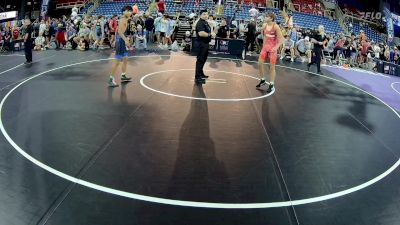 126 lbs Cons 16 #2 - Rayce Schriever, CO vs Talon Tahdooahnippah, OK