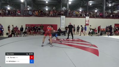 70 kg Round Of 128 - Aidan Torres, Indiana RTC vs Hayden Whidden, Florida