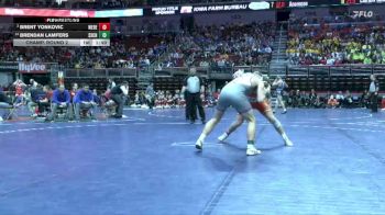 2A-190 lbs Champ. Round 2 - Brent Yonkovic, West Delaware, Manchester vs Brendan Lamfers, Sioux Center