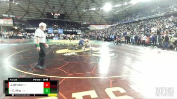 4A 138 lbs Cons. Round 2 - Dash Riley, Issaquah vs Jose Olivera, Eisenhower