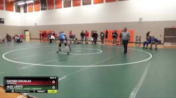 144 lbs Champ. Round 2 - Hayden Douglas, Cambridge vs Alec Lentz, St. Mary Central Catholic (Sandusky)