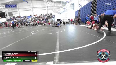 110 lbs Cons. Round 2 - Caysen Taylor, Paola vs Grayden Japp, Nebraska WA