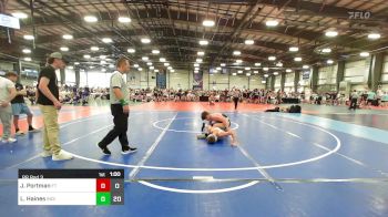 132 lbs Rr Rnd 3 - Jacob Portman, Filipe Trained Wrestling Academy vs Landon Haines, Indiana Outlaws Black