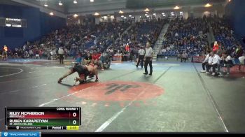 190 lbs Cons. Round 1 - Ruben Karapetyan, St. John`s College vs Riley McPherson, Brecksville