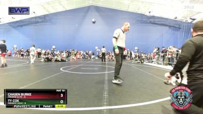 64 lbs Placement (4 Team) - Chasen Burke, Firebird Elite vs Ty Cox, Midwest Gold