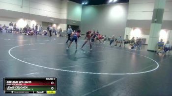 132 lbs Round 3 (6 Team) - Armand Williams, Miami SouthRidge vs Lewis Deloach, Austintown Fitch Falcons