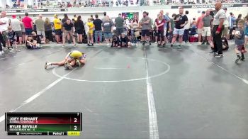 64 lbs Quarterfinals (8 Team) - Joey Ehrhart, Florida Scorpions vs Rylee Beville, Cocoa Beach WC
