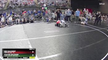 70 lbs Finals (8 Team) - Foster Baldwin, South Dakota Lightning vs Rex Baumert, Nebraska Red
