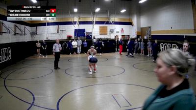 142 lbs Champ. Round 1 - Khloe Hoover, Seneca Valley Hs vs Alyssa Tresco, Kiski Area Hs