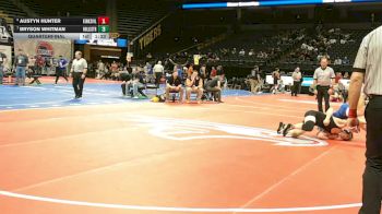 165 Class 2 lbs Quarterfinal - Austyn Hunter, Kirksville vs Bryson Whitman, Hollister
