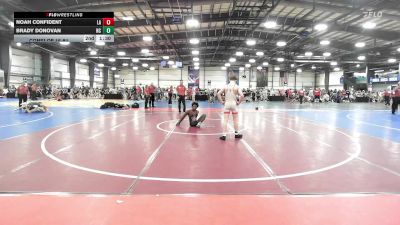 113 lbs Consi Of 16 #1 - Noah Confident, LA vs Brady Donovan, NC