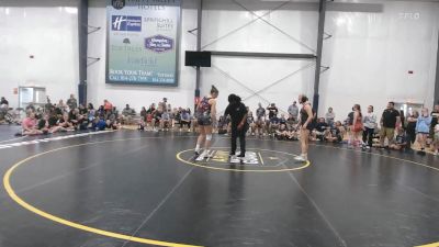 61 lbs Rr Rnd 7 - Haley Smarsh, PA West Black - W vs Saige McCleery, Mat Demon - W