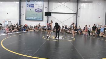 61 lbs Rr Rnd 7 - Haley Smarsh, PA West Black - W vs Saige McCleery, Mat Demon - W