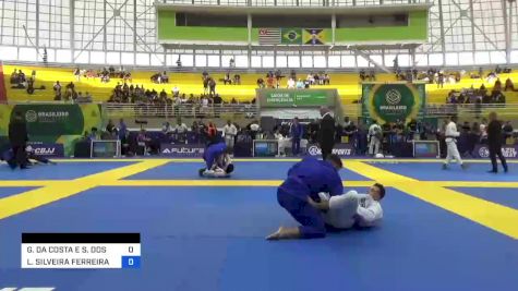 GUILHERME DA COSTA E S. DOS SANT vs LEONARDO SILVEIRA FERREIRA 2023 Brasileiro Jiu-Jitsu IBJJF