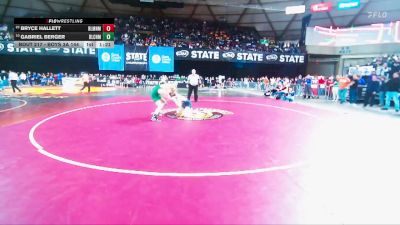 Boys 3A 144 lbs Champ. Round 2 - Bryce Hallett, Bellarmine Prep vs Gabriel Berger, Bishop Blanchet