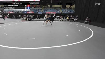 117 lbs Champ. Round 2 - 3 Salyna Shotwell, Life vs Irma Retano, Eastern Oregon