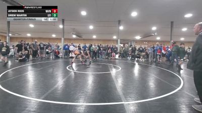 120 lbs Quarterfinal - Ayden Rios, Waymart vs Drew Martin, Lititz