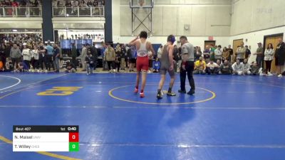 133 lbs Consy 2 - Nico Maisel, University-WV vs Trenden Willey, Chestnut Ridge