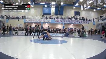 106 lbs Cons. Semi - Mason Emerson, Meridian vs Damian Palacios, Sugar Salem