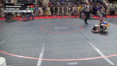 110_G lbs Consi Of 8 #2 - Peyton Ferringer, Elderton vs Mackenzie Lane, Commodore Perry