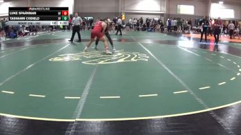 197 lbs Champ. Round 1 - Tashawn Codield, Salem University vs Luke Sparkman, Findlay