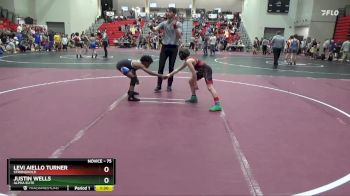 75 lbs Semifinal - Justin Wells, Alpha Elite vs Levi Aiello Turner, Stronghold