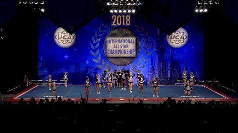 The California All Stars - Las Vegas - Black Diamonds [2018 L3 Senior Medium Coed Day 2] UCA International All Star Cheerleading Championship