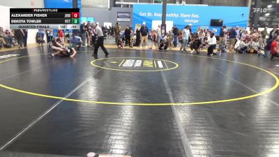 78 lbs Quarterfinal - Alexander Fisher, Jersey Shore vs Dekota Towler, Pittsburgh