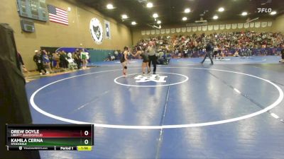 110 lbs Quarterfinal - Kamila Cerna, Stockdale vs Drew Doyle, Liberty (Bakersfield)