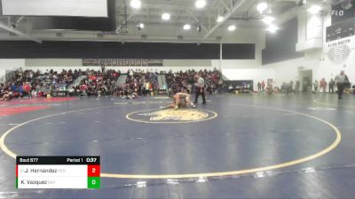 150 lbs Cons. Round 2 - Joshua Hernandez, Hesperia vs Kaleb Vazquez, Royal